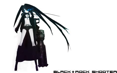 972120 Scars Black Rock Shooter Sword Hoods Twintails Long Hair