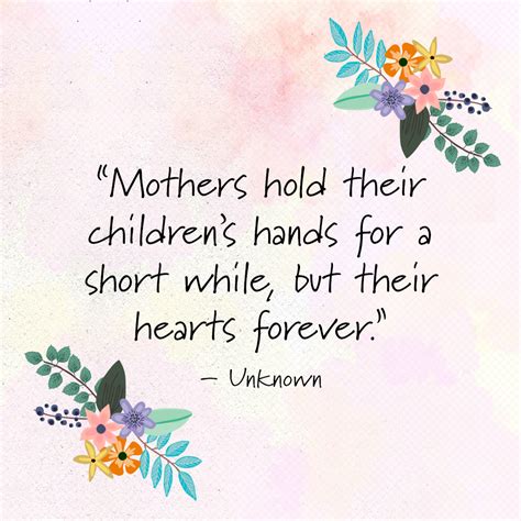 I got to grow up with a mother who taught me to believe in me. 10+ Short Mothers Day Quotes & Poems - Meaningful Happy ...