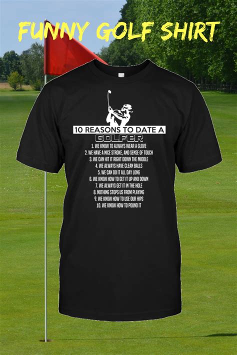 Funny Golf Shirt Date A Golfer Funny Golf Shirts Golf