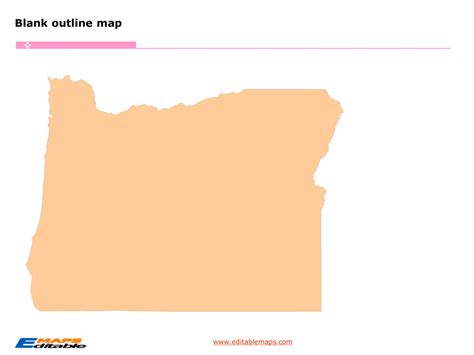 Oregon Map Editable Powerpoint Maps
