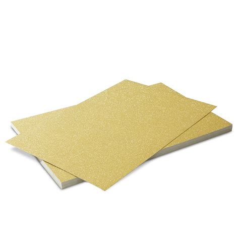 Gold Glitter Cardstock Paper 24 Sheets Double Sided Sparkle Card Stock