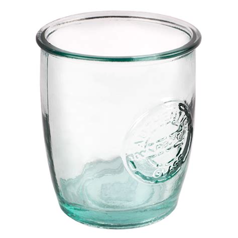 Tumblers are shaped by hand to create unique forms. Authentic Recycled Glass Tumblers 400ml-drinkstuff