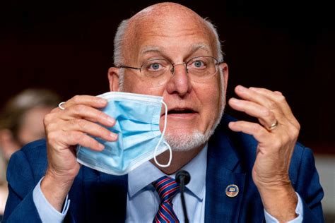 Robert redfield, the director of the u.s. CDC Director: Face Mask "More Guaranteed to Protect" Against COVID Than Vaccine