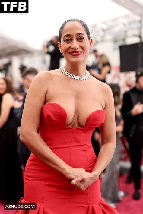 Tracee Ellis Ross Sexy Seen Showing Off Her Boobs At The Annual Academy Awards In Los Angeles