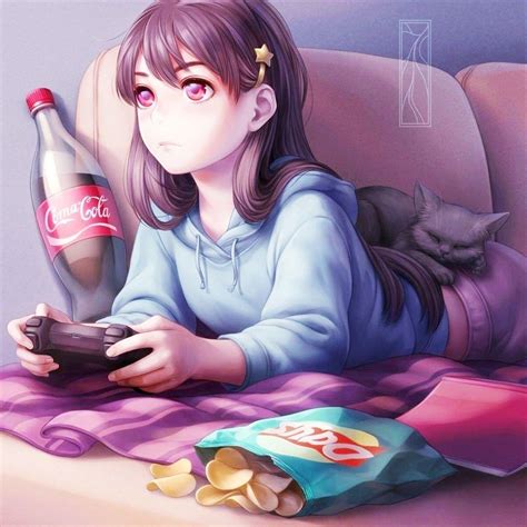Gamer Girl Anime Anime Girl