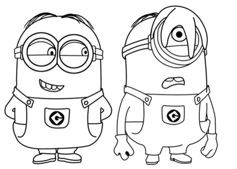 minions coloring pages ecoloringpagecom printable coloring pages