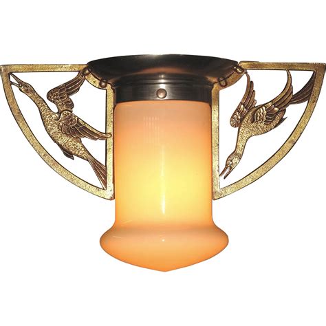 C 421 pkgs ceiling and extruded pr. European Art Deco Ceiling Fixture c.1920s from ...