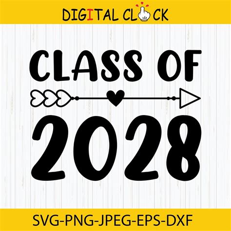 Class Of 2028 Svg Back To School Svg Preschool 1st Day Of Etsy