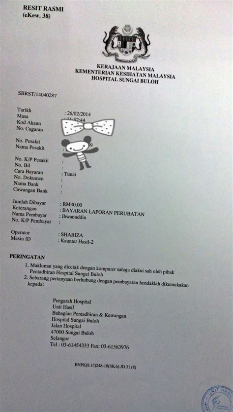 Sungai buloh government hospital (sbgh) will be the research model for this study, provided. Today BAHAGIA: Macamana nak dapatkan medical report kat ...
