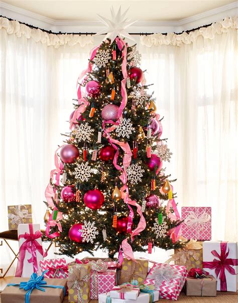 30 Pink And Gold Christmas Tree