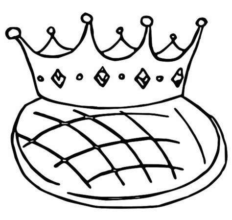 Coloriage F Te Des Rois Couronne Et Galette Des Rois