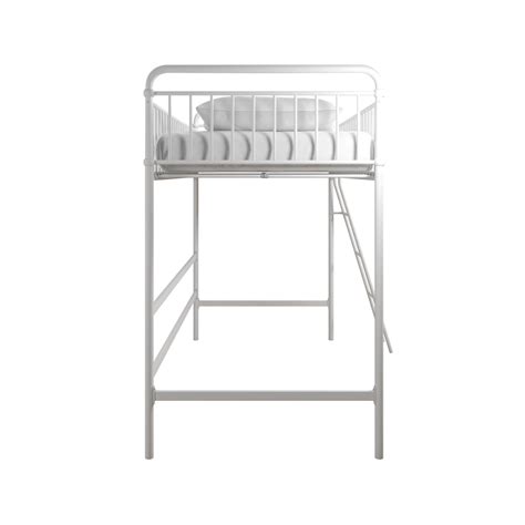 Better Homes And Gardens Kelsey Twin Metal Loft Bed White