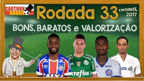 O maior e mais completo site relacionado ao fantasy game cartola fc com dicas para você mitar, análises, times, notícias e muito mais. CARTOLA FC 2017 - RODADA 33 - Dicas de Bons e Baratos e ...