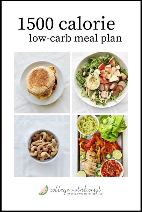 5 Day 1500 Calorie Meal Plan Low Carb And High Protein — The College