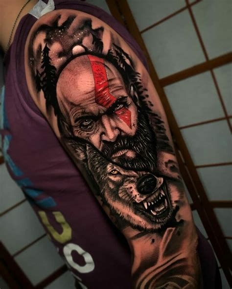 Kratos God Of War Tattoo