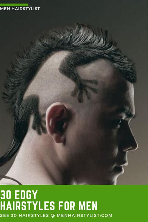 30 Edgy Hairstyles For Men So Out There You Wont Believe Your Eyes Mens Hairstyles Edgy Hair
