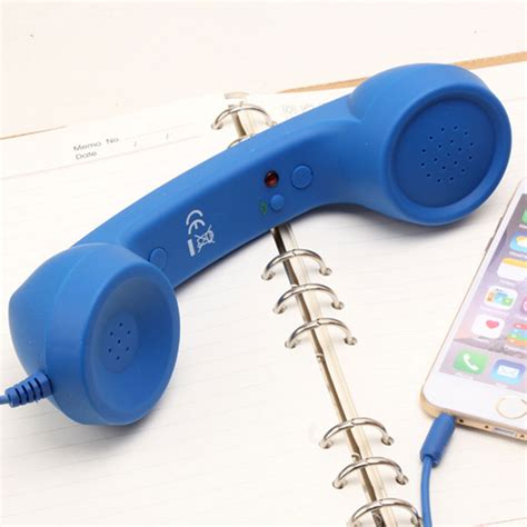 Retro Pop 35mm Mic Cell Phone Handset For Kinds Mobile