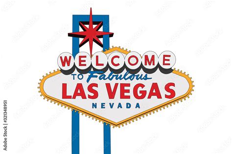Vector Of The Welcome To Fabulous Las Vegas Sign W Wallsheaven