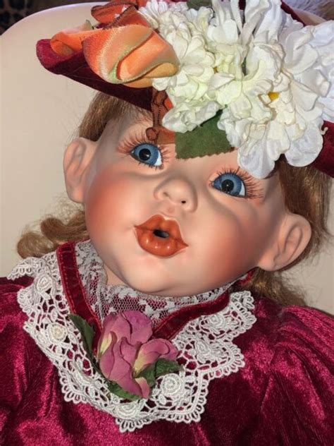 Fayzah Spanos Kisses Porcelain Precious Heirloom Doll 1994 Doty