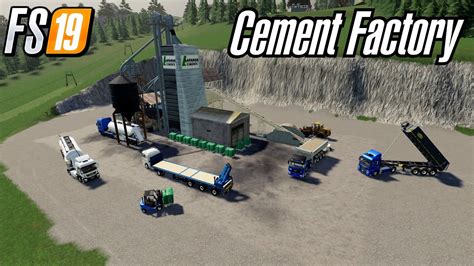 Fs19 Build A Cement Factory New Man Semi Trucks Walchen Tp Map