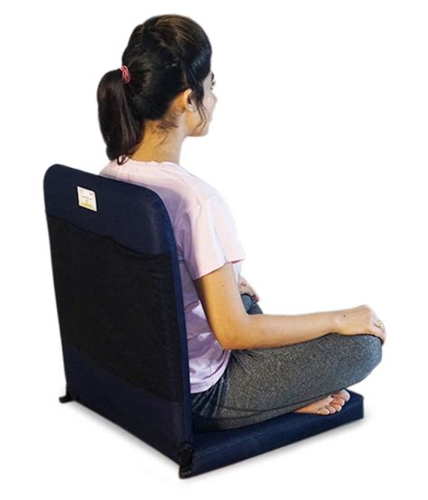 Folding Meditation And Yoga Floor Chair With Backsupport Buy Online At