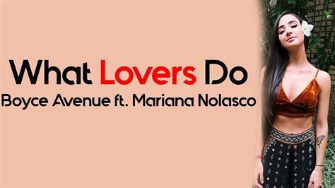 What Lovers Do Maroon 5 Boyce Avenue Ft Mariana Nolasco Acoustic