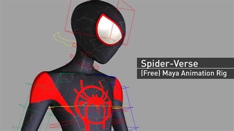 Spider Verse Free Maya Animation Rig R3darttutorial