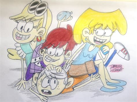 The Loud House Lincoln Sister Trouble By Artdemaurialashawn21 On