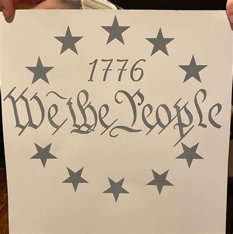 We The People 1776 Vinyl Decal Etsy