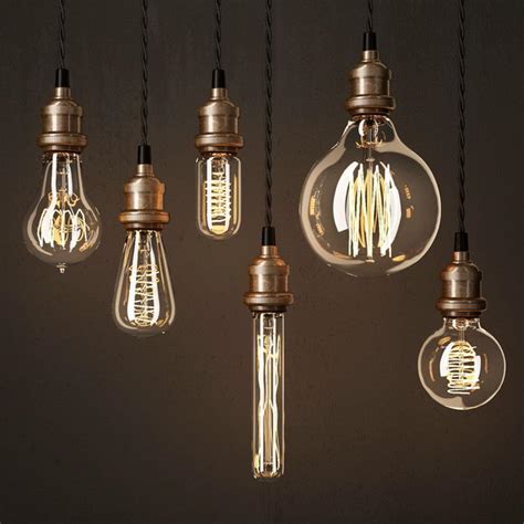 Edison Bulb Lamps 3d Model 3ds Max Files Free Download Cadnav