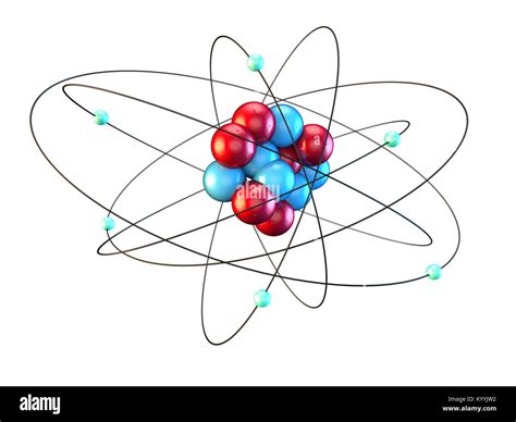 Átomo De Carbono Mostrando Seis Electrones Orbitando Alrededor De 6
