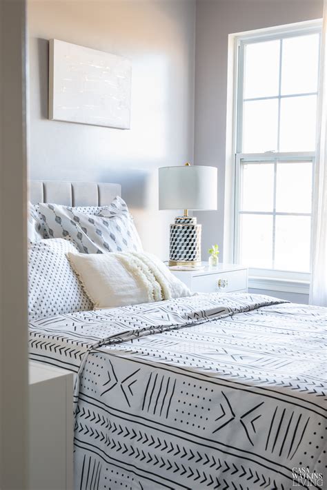 Small condo bedroom makeover from addicted 2 decorating scandi-glam-bedroom-makeover - Casa Watkins Living