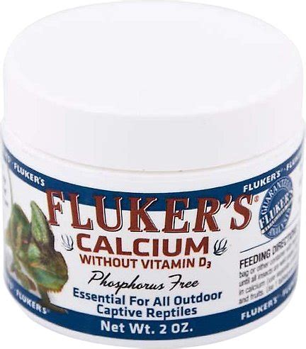 There are many calcium supplements that contain vitamin d. FLUKER'S Calcium without Vitamin D3 Outdoor Reptile ...