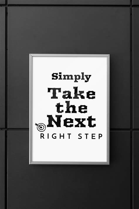 Next Right Step Svg Png Pdf Positive Affirmations Etsy