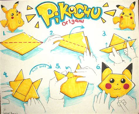 Origami Easy Pokemon Birthday Pokemon