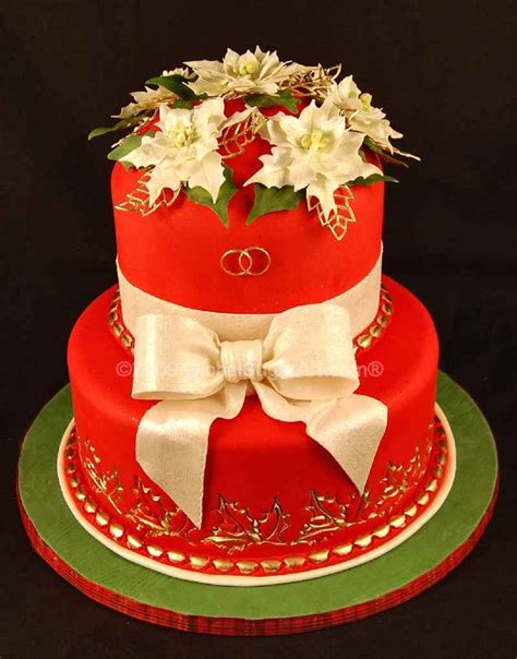 (damn, why is it i can't get into the christmas mood until after christmas? Beautiful Christmas Cake | Cakes | Pinterest