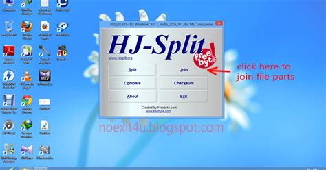 How To Join File Parts 001 002 Using Hjsplit ~