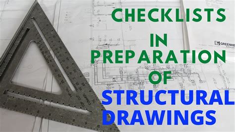 Checklists In The Preparation Of The Structural Drawings Youtube
