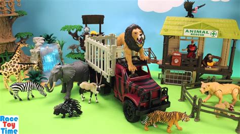 Animal Planet Lion Rescue Transport Playset Fun Learning Toy For Kids
