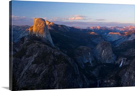 California Yosemite National Park Sunset To The Half