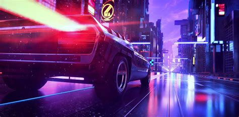 Synthwave Car Wallpapers Wallpaper Cave