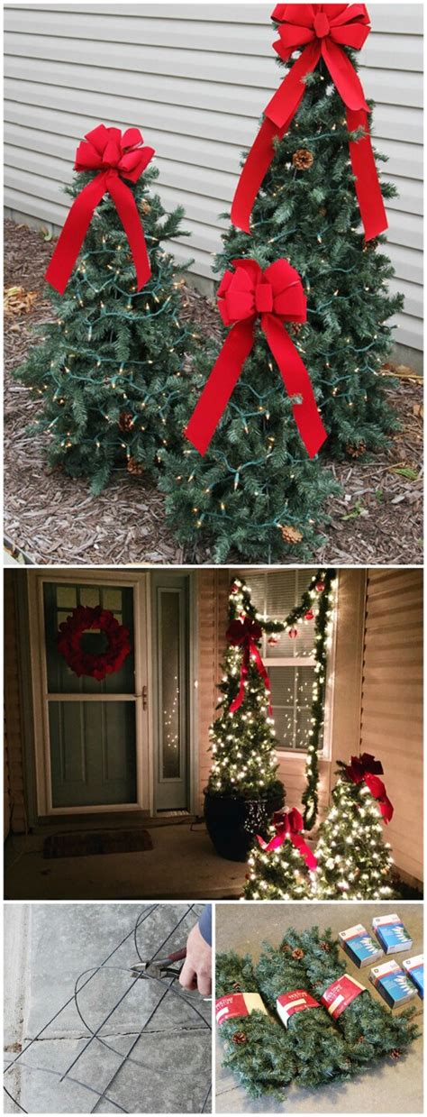 20 Impossibly Creative Diy Outdoor Christmas Decorations Diy And Crafts