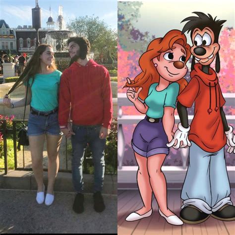Max And Roxanne Couple Costume From Goofy Movie Disney Couple Costumes Cute Couple Halloween