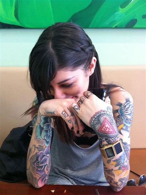 heavily tattooed girl the babes pinterest