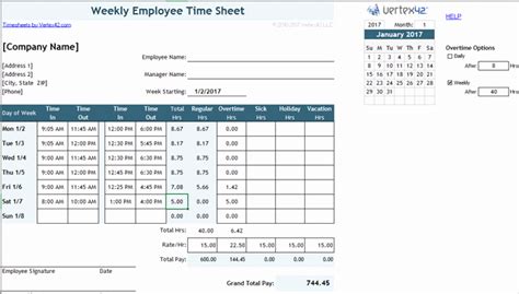 Timesheet With Lunch Break Excel Of Need A Timesheet Template To Track