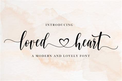 Loved Heart Font Dfonts