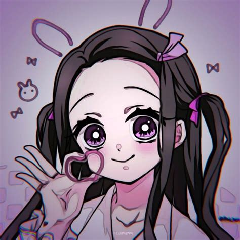 𓂅 ִ ๑ Nezuko Icons 🎋𓂃 ֹ ִ ⋆ In 2023 Cute Icons Anime Fanart Anime