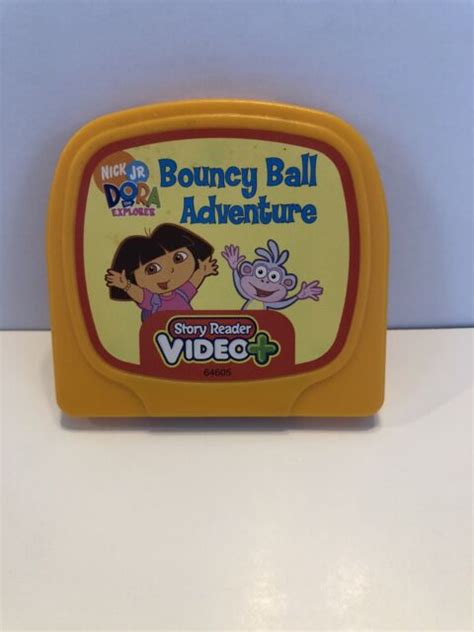 Dora The Explorer Story Reader Video Plus Game Bouncy Ball Adventure