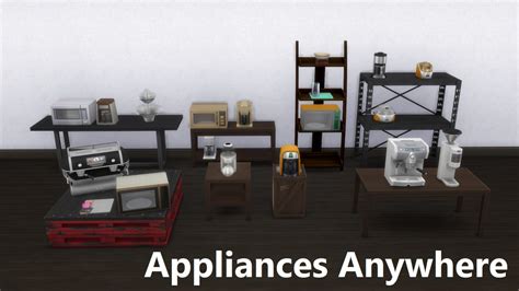 Clutter Anywhere Part One Appliances At Mod The Sims 4 Sims 4 Updates