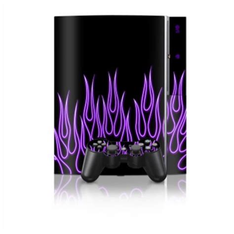 Decalgirl Ps3 Nflames Prp Ps3 Skin Purple Neon Flames 1 Kroger